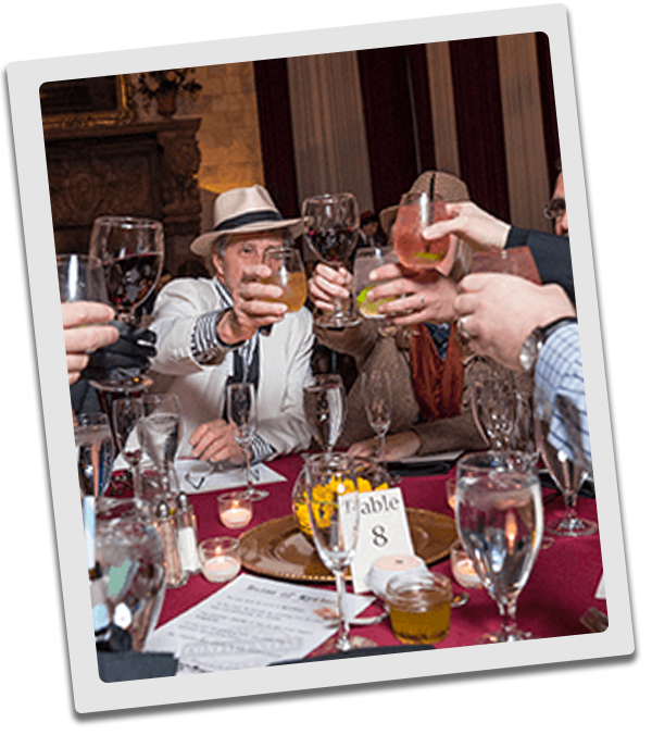 Nashville Murder Mystery guests raise glasses